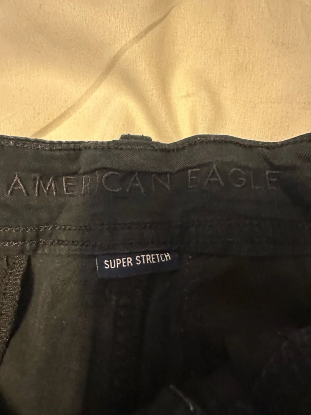 American Eagle Outfitters Black Super Stretch Shorts - Picture 2 of 4